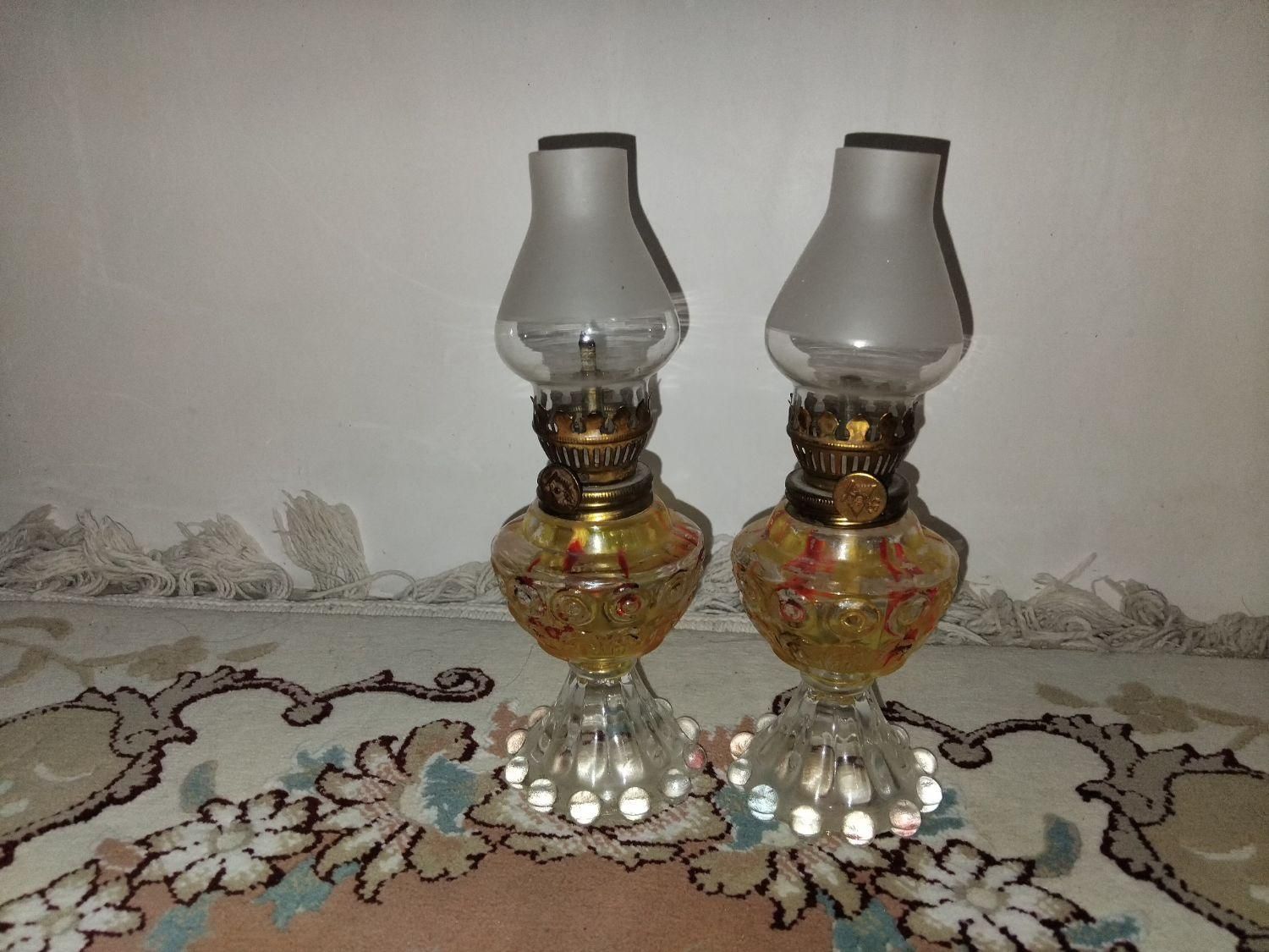 چراغ نفتی قدیمی|صنایع دستی و سایر لوازم تزئینی|بومهن, |دیوار
