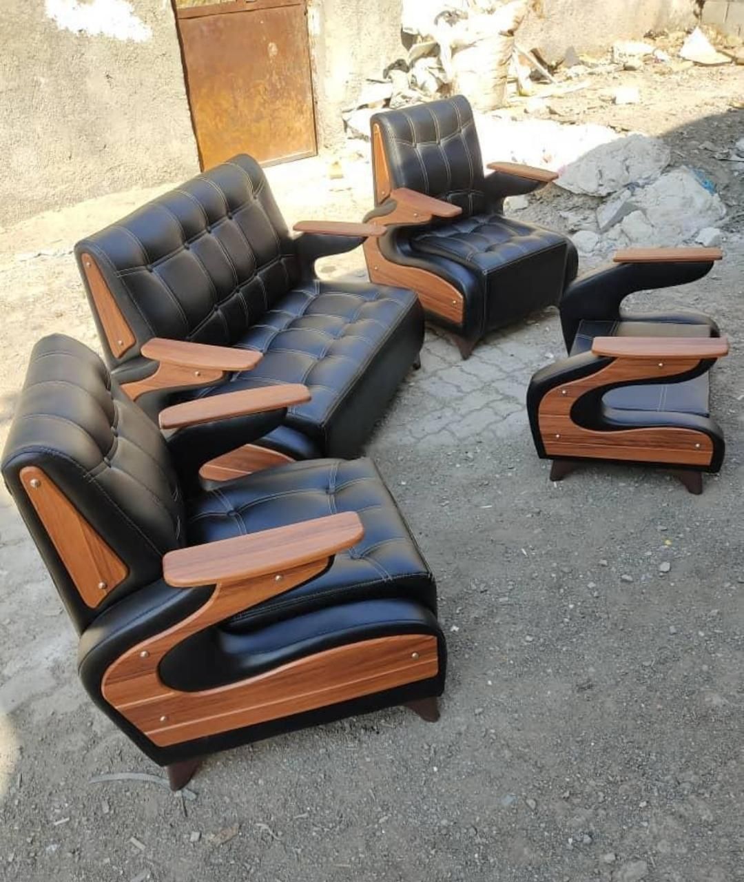 نیم ست چهار نفره میز صندلی  املاک محل کار|دفتر کار|تبریز, |دیوار