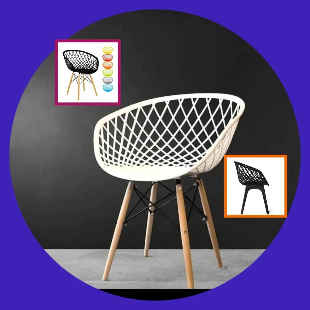 صندلی حصیری پایه پلیمری//مدل شانار گرگان|میز و صندلی غذاخوری|گرگان, |دیوار