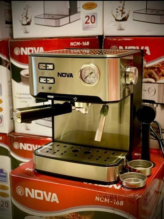 اسپرسو نیمه صنعتی NovAآمپردار25بار واقعی پمپ خارجی|سماور، چای‌ساز، قهوه‌ساز|یزد, |دیوار