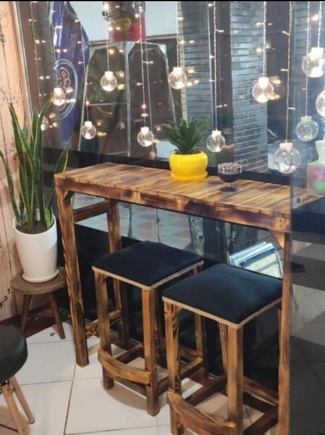 میز و صندلی کمجا کافه ای|صندلی و نیمکت|قزوین, |دیوار