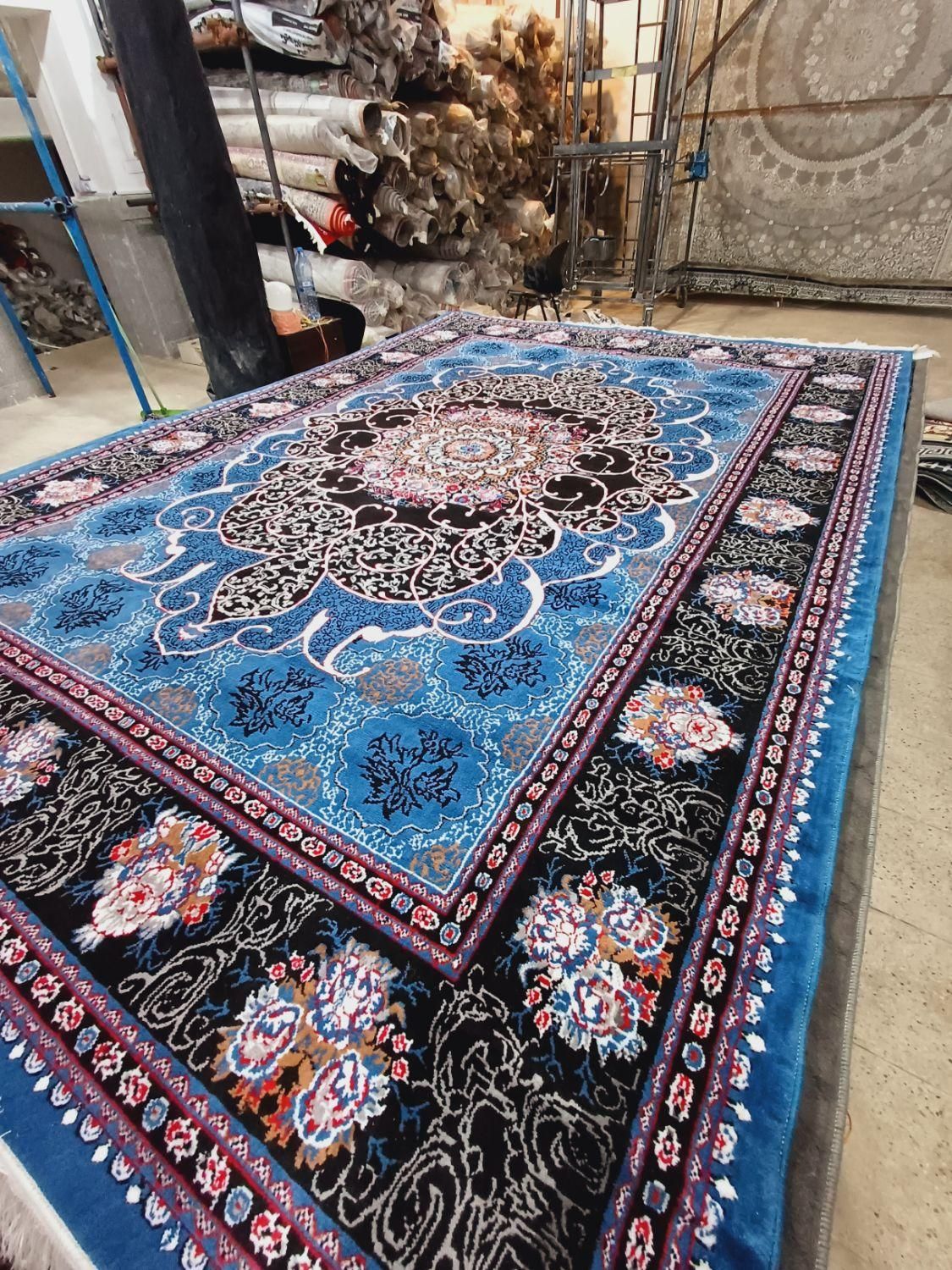 فرش ۹متری تک انبارگردانی طرح ۷۰۰ نخ BSF|فرش|مشهد, طلاب|دیوار