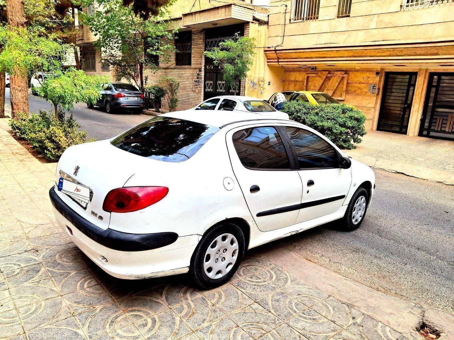 پژو 206 SD V8، مدل ۱۳۹۰|خودرو سواری و وانت|کرج, مهرویلا|دیوار