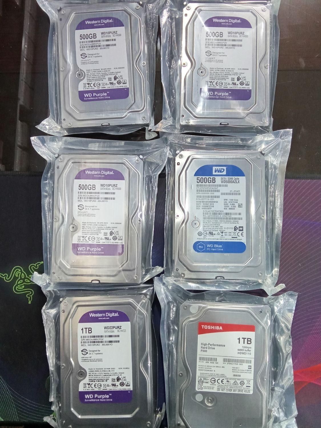 هارد ۵۰۰گیگ وسترن بنفش 500gb|قطعات و لوازم جانبی رایانه|کرج, گلشهر|دیوار