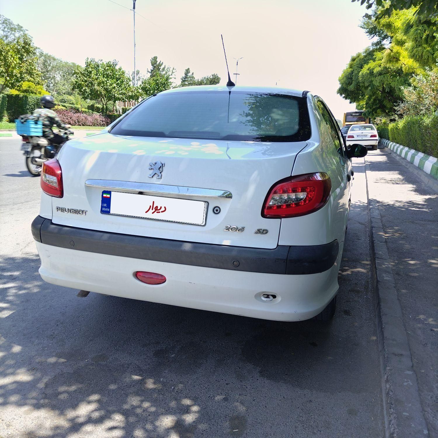 206sd v8مدل 93 تمیز|خودرو سواری و وانت|مشهد, پروین اعتصامی|دیوار