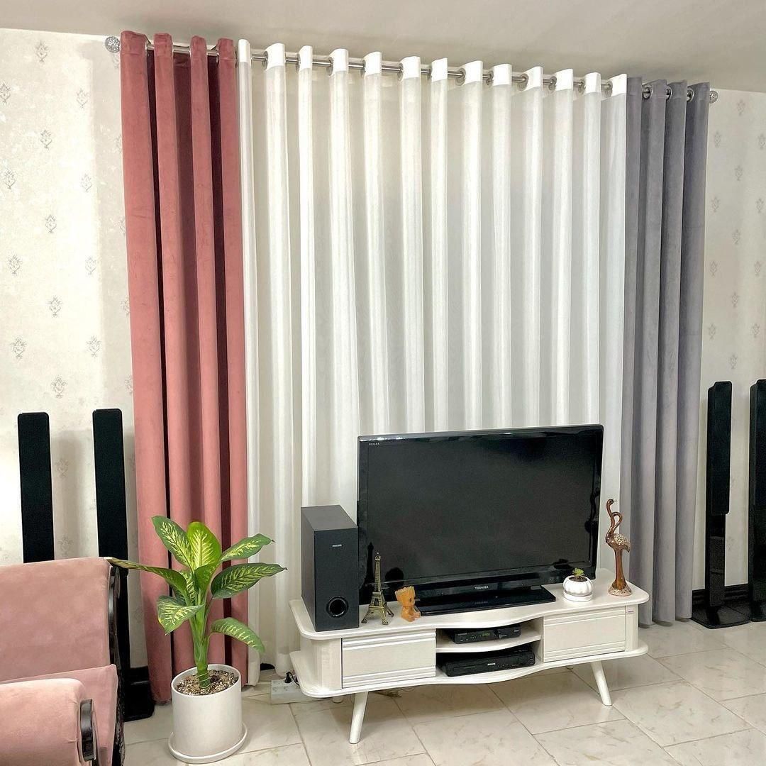 پرده حریر / تور|پرده، رانر، رومیزی|اردبیل, |دیوار