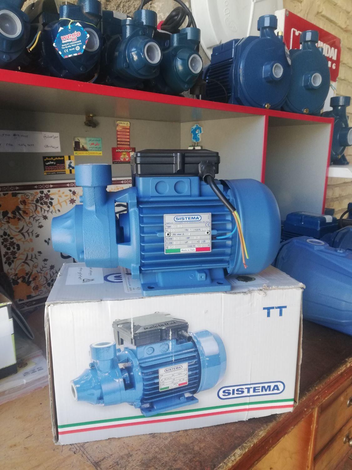 پمپ یک اسب ایتالیا مدل TT80 با گارانتی|ماشین‌آلات صنعتی|مرودشت, |دیوار