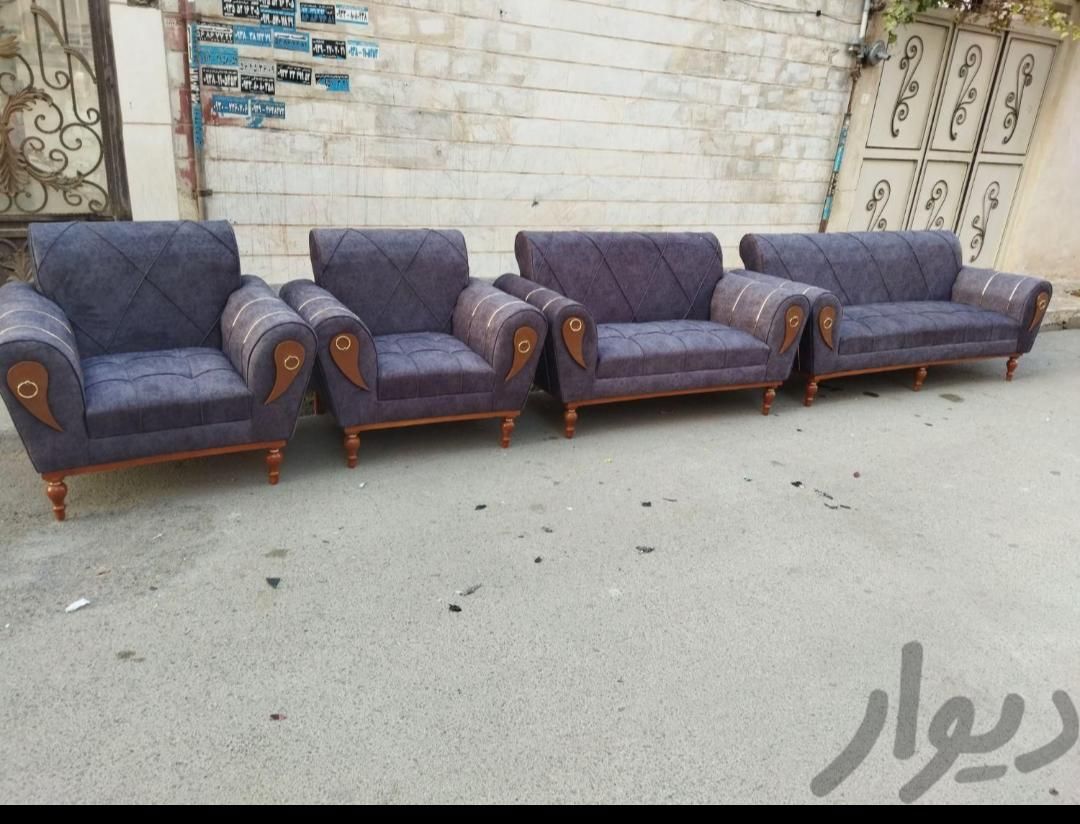 مبل پایه چوب اسکارلت|مبلمان خانگی و میز عسلی|کرمان, |دیوار