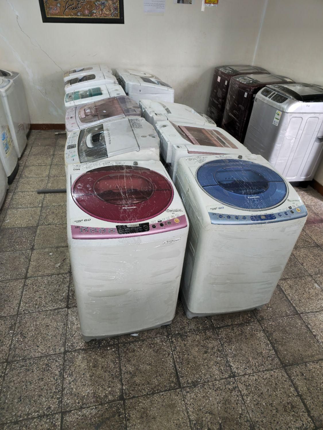 ماشین لباسشویی پاناسونیک اصل ژاپن فول اتوماتیک|ماشین لباسشویی و خشک‌کن لباس|اهواز, سپیدار|دیوار