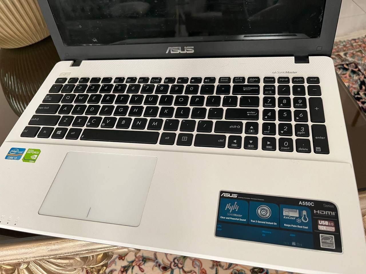 لپتاپ Asus مدل a550c|رایانه همراه|تهران, امیرآباد|دیوار