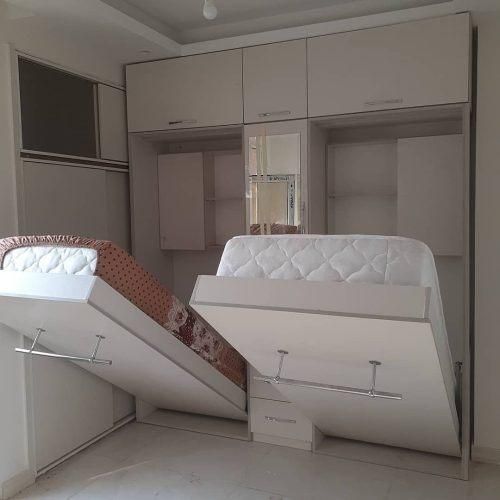 تخت تاشو++کد ۱۳۲۰++|تخت و سرویس خواب|رشت, انصاری|دیوار