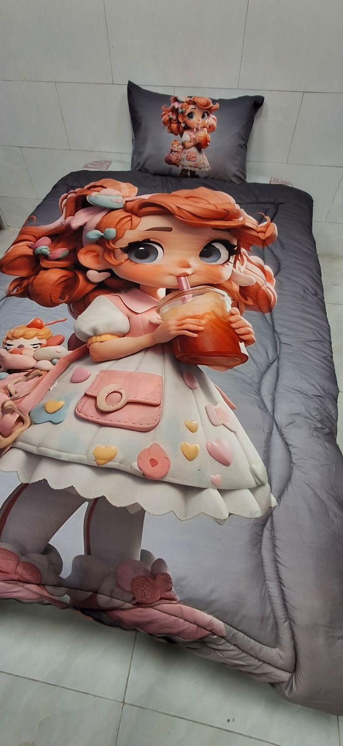 روتختی چاپی دخترانه فانتزی عروسکی با ضمانت شستشو|سرویس روتختی|مشهد, الهیه|دیوار