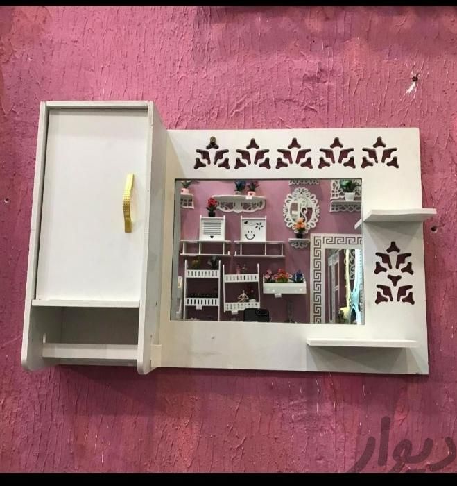 شلف باکس و آینه افقی پی وی سی|آینه|مشهد, حسین‌آباد|دیوار