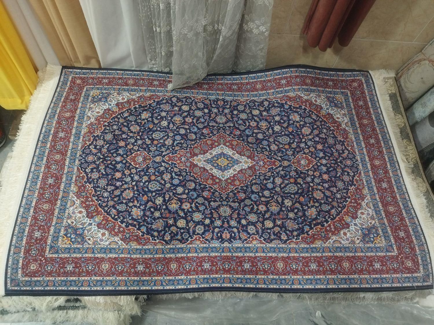 مخمل فرش کاشان (فرشینه ترمزدار)|فرش|قم, نیروگاه|دیوار