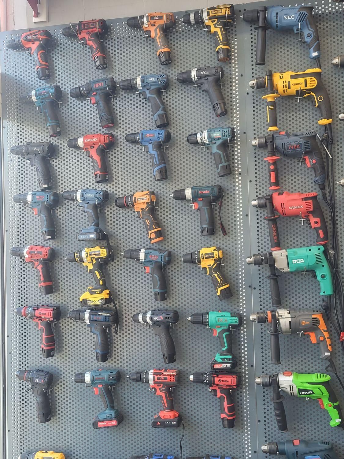 دریل شارژی چکشی دلر برقی پیچبند پیچگوشتی دوکاره|ماشینآلات صنعتی|مشهد, هنرور|دیوار