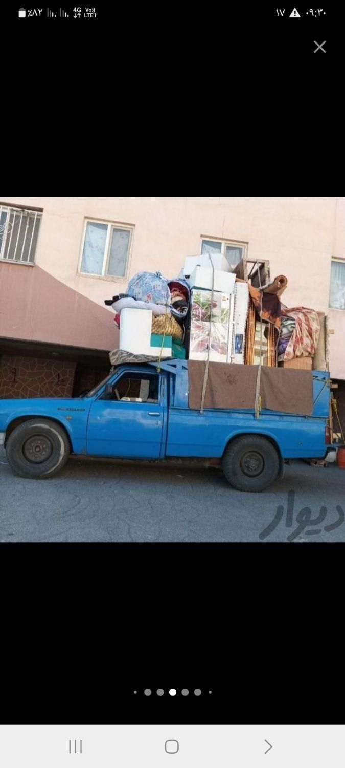 جا به جایی اثاث منزل با کارگروماشین تضمینی|خدمات حمل و نقل|سمنان, |دیوار
