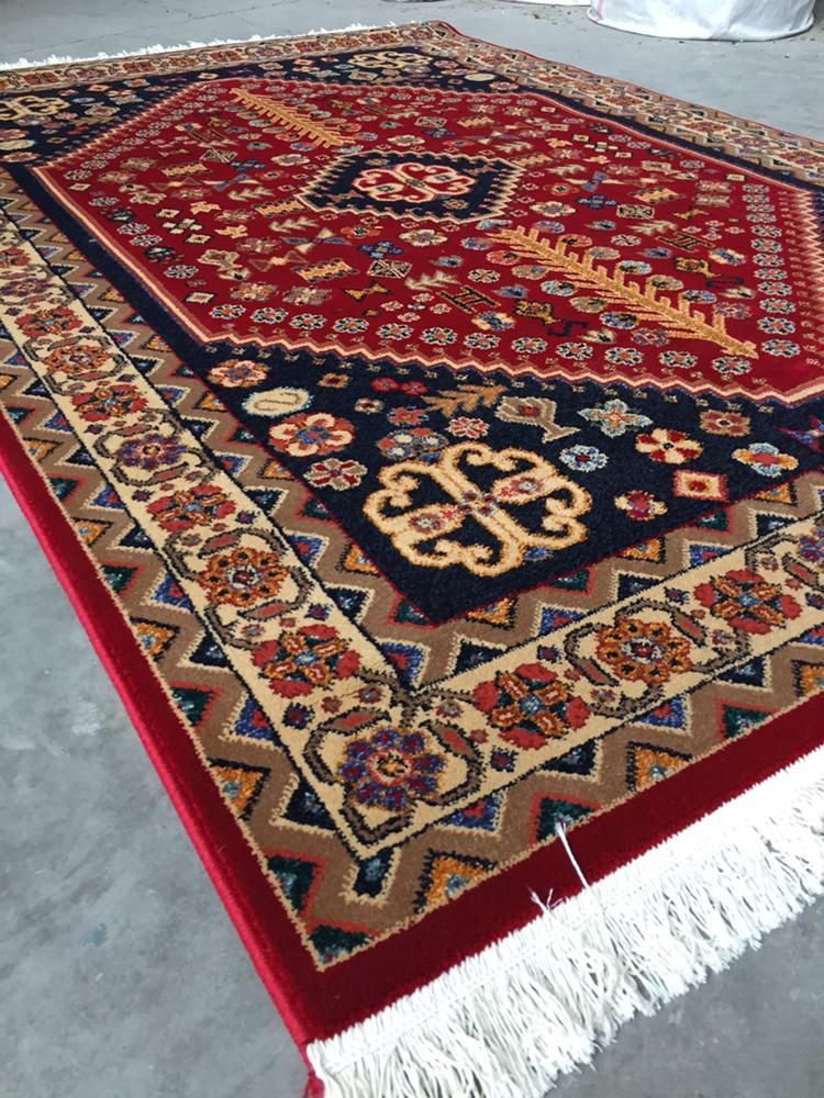 فرش سنتی ستاره کویریزدقرمز طرح شاهسون|فرش|تهران, امام حسین|دیوار