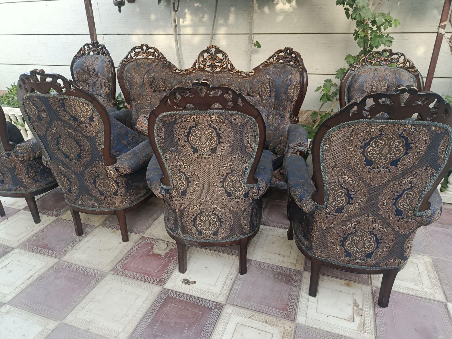 مبل سلطنتی قیمت 6تومن|مبلمان خانگی و میز عسلی|چهارباغ, |دیوار