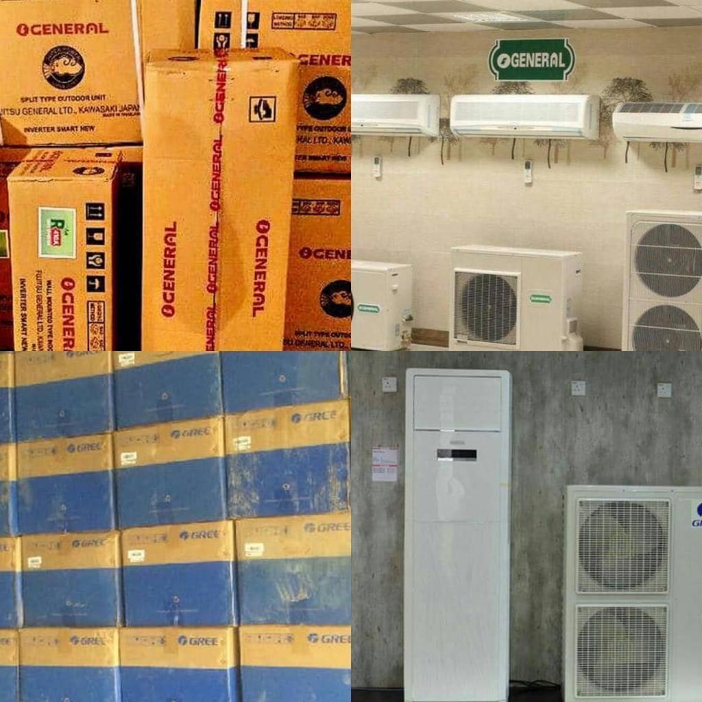 کولر دوتیکه گازی اسپیلت ایستاده جنرال مدلGNR26K-SA|کولر گازی و فن‌کوئل|اهواز, زیتون کارمندی|دیوار