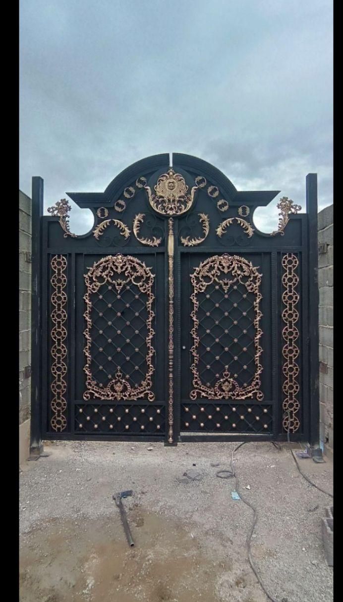 درب کد۶۹گلدارباغی،در ماشین رو کهنه ویلایی،باغچه ۶۹|مصالح و تجهیزات ساختمان|شهریار, |دیوار