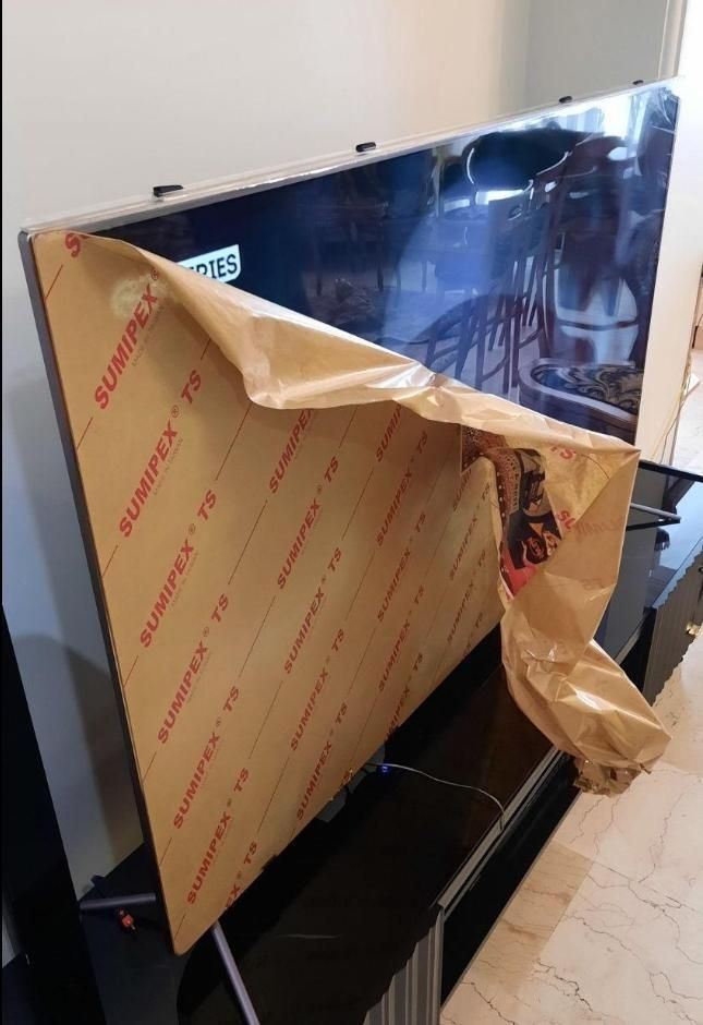 انواع گلس تلویزیون پایه دیواری نصب براکت وجک تی وی|تلویزیون و پروژکتور|ارومیه, |دیوار