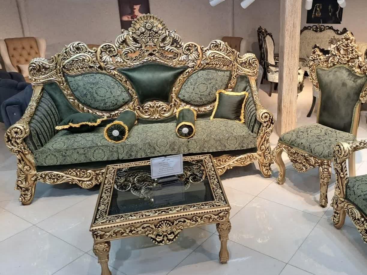 مبل استیل سلطنتی مدل آلتون|مبلمان خانگی و میز عسلی|تهران, یافت آباد جنوبی|دیوار