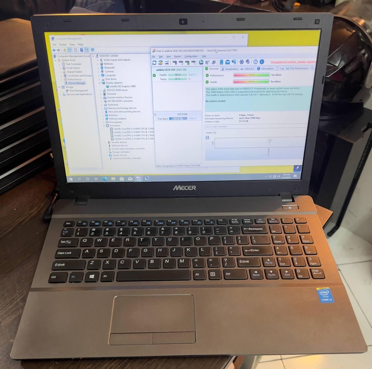لپ تاپ macer i3gen4 /4/160/intel|رایانه همراه|تهران, مرزداران|دیوار