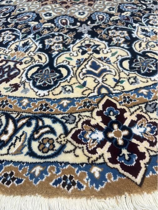 فرش  دستباف گرد قطر ۱.۵ نایین دستباف|فرش|تهران, نارمک|دیوار