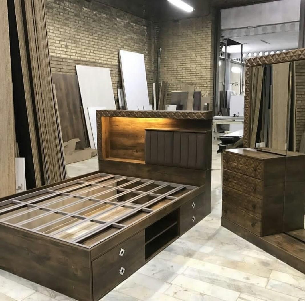 فروش قسطی سرویس خواب هرم|تخت و سرویس خواب|رشت, جانبازان|دیوار