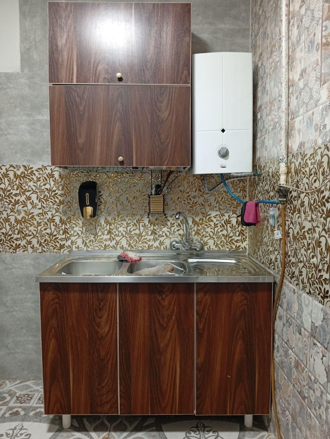 کابینت ظرفشویی با سینگ وبالا وآبچکون کامل|مصالح و تجهیزات ساختمان|اندیمشک, |دیوار