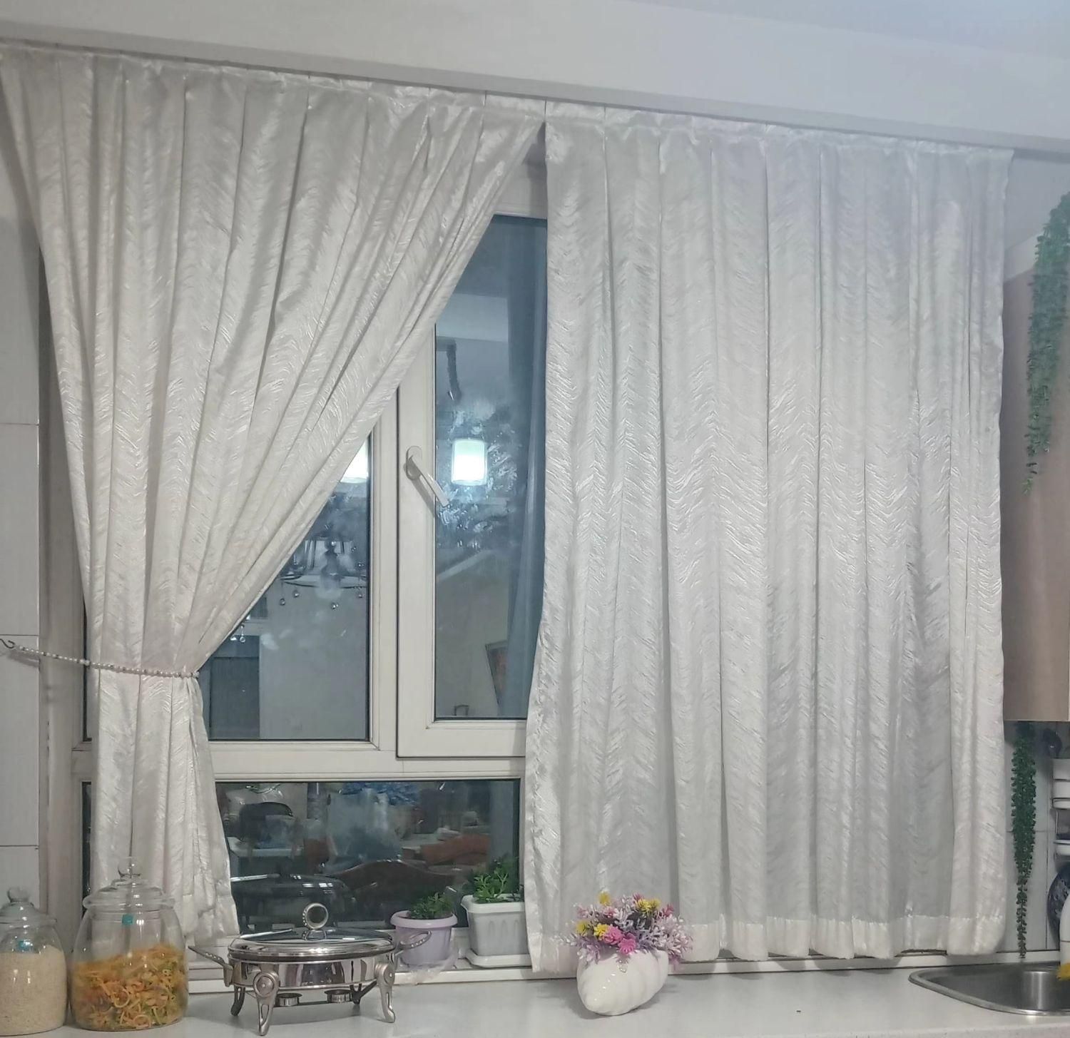 پرده اشپزخانه طول 2متروعرض2/20|پرده، رانر، رومیزی|تهران, وردآورد|دیوار
