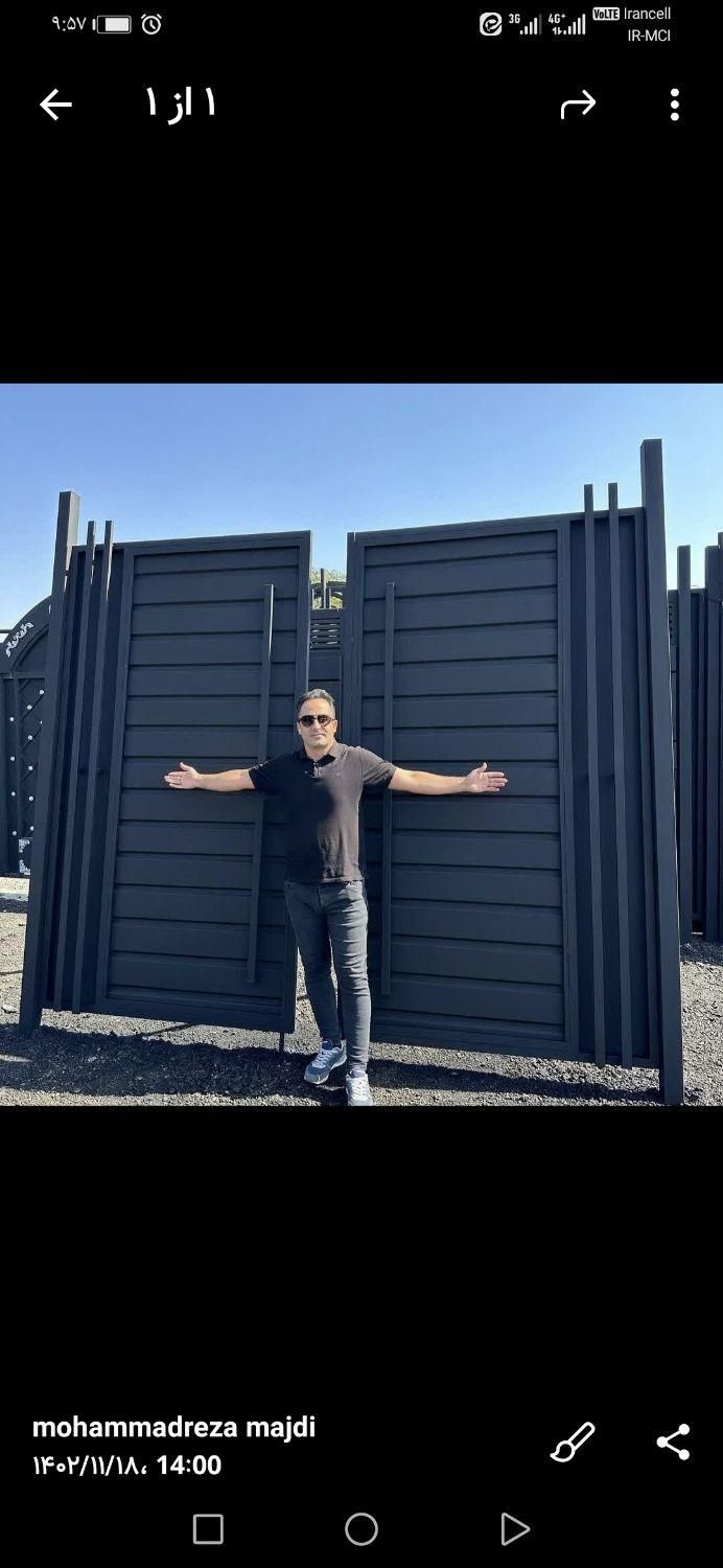 درب ویلایی باغی آهنی طرح کیت کت و حیاطی|مصالح و تجهیزات ساختمان|مشهد, رسالت|دیوار