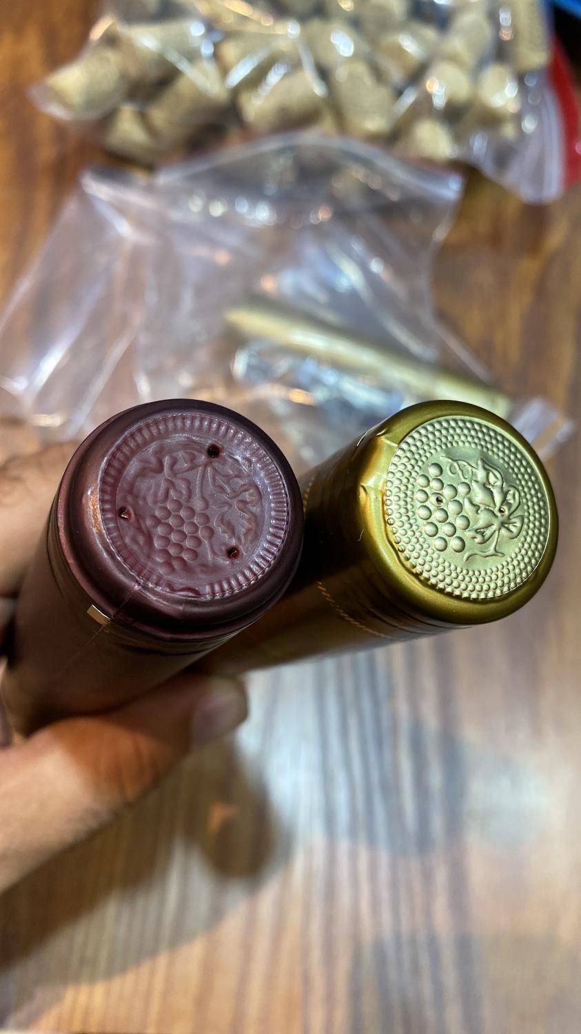 کاپ کاپسیل حرارتی پلمپ بطری چوب پنبه وارنیش سیل|عمدهفروشی|تهران, بازار|دیوار