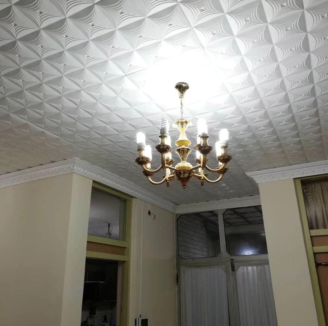 بازسازی سقف منزل با نسل جدید تایلهای استایرن|مصالح و تجهیزات ساختمان|چمستان, |دیوار