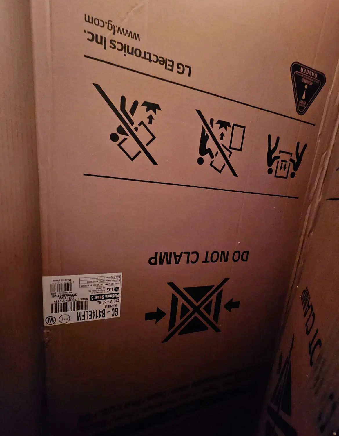 کارتن یخچال فریزر ال جی GC-F411ELDM و GC-B414ELFM|ابزارآلات|تهران, جردن|دیوار