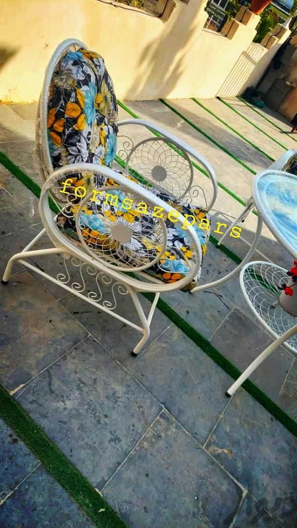 صندلی باغی ویلایی حیاطی فلزی|صندلی و نیمکت|تهران, اندیشه (شهر زیبا)|دیوار