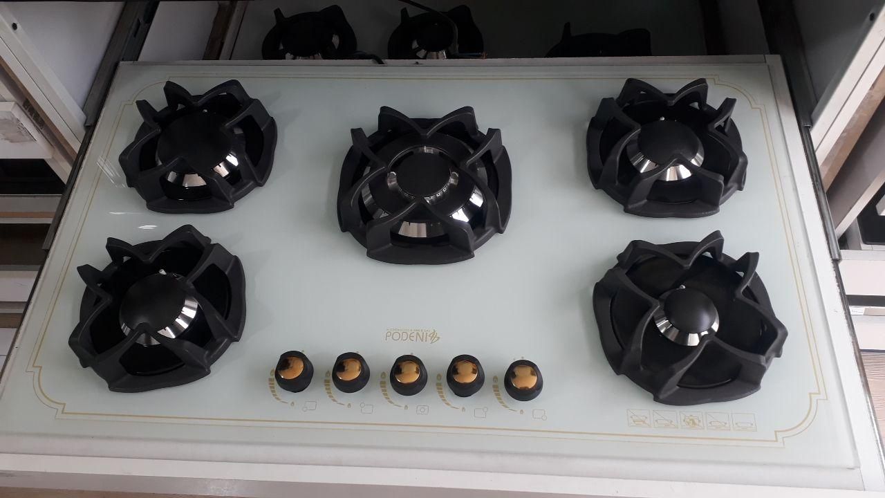 ولوم های طلایی گاز شیشه سیکوریت 8سفید|اجاق گاز و لوازم برقی پخت‌وپز|شهریار, |دیوار