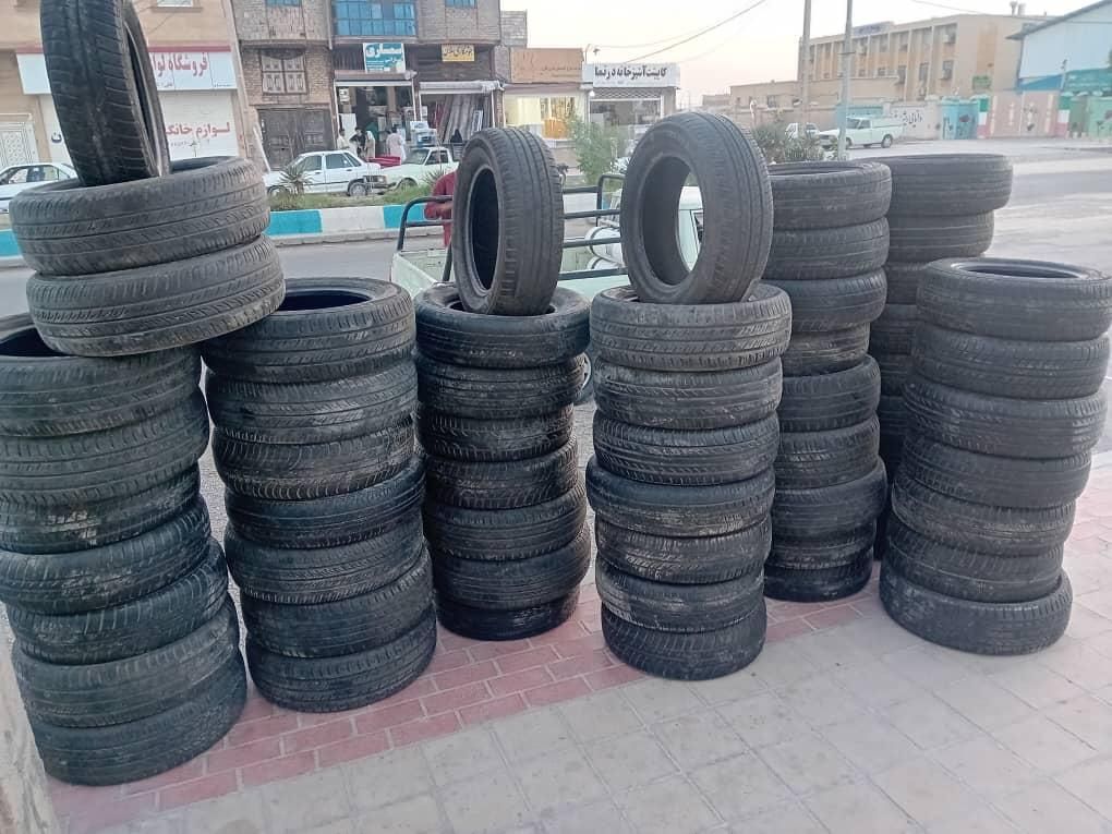 لاستیک دسته دوم پرایدپیکان پژو|قطعات یدکی و لوازم جانبی|زابل, |دیوار