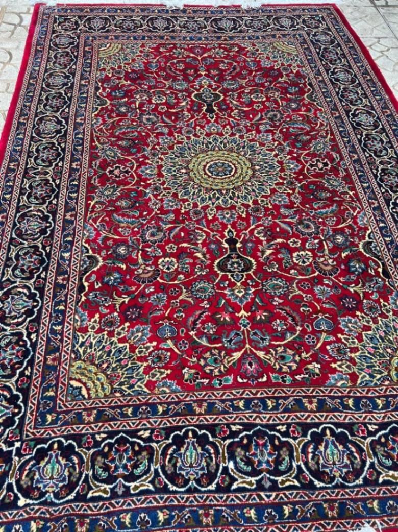 یک تخته قالی ۶ متری کرک کاشمر ریز بافت استاد بافت|فرش|تهران, بازار|دیوار