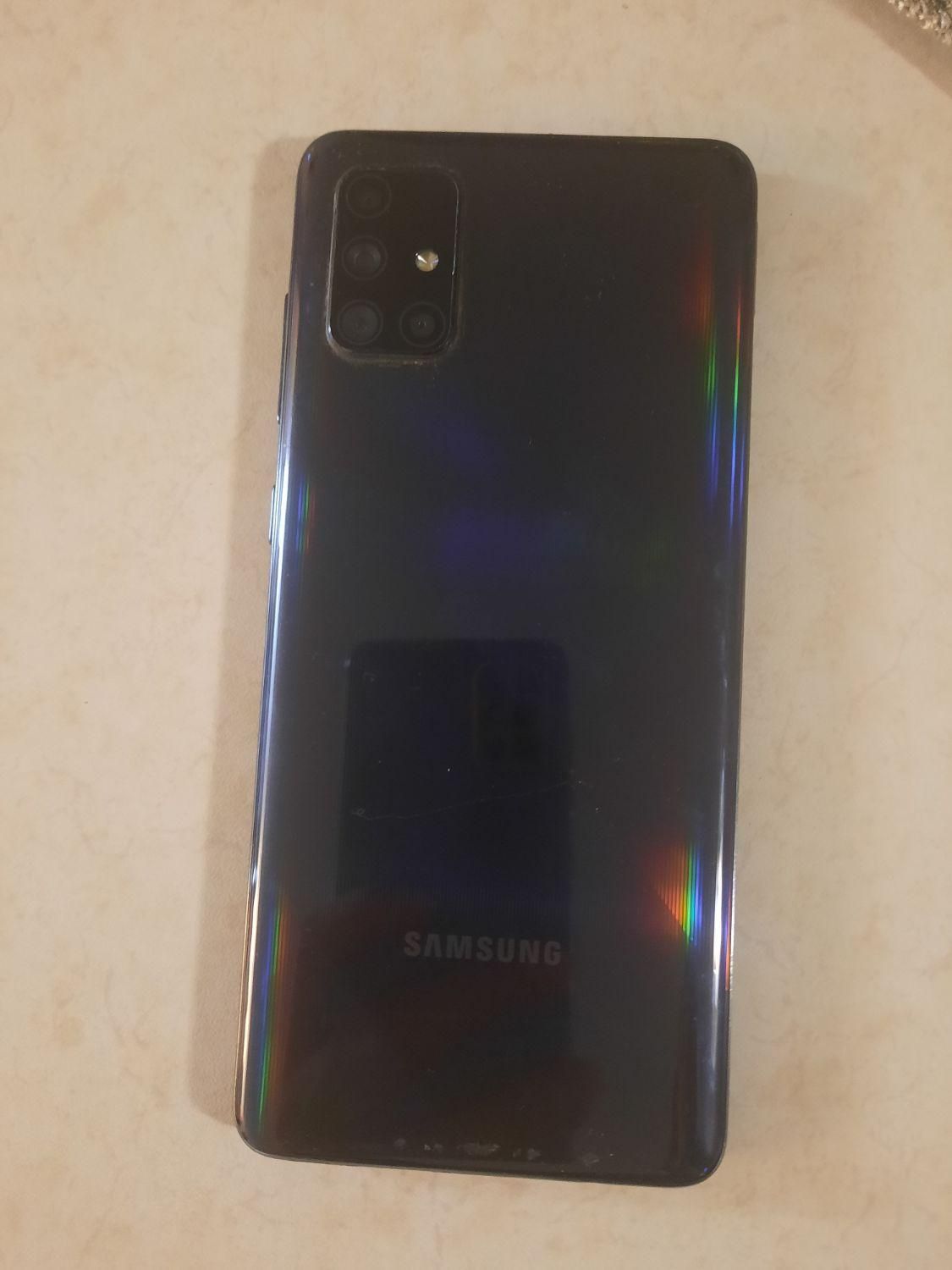 سامسونگ Galaxy A71 با حافظهٔ ۱۲۸ و جعبه|موبایل|تهران, پیروزی|دیوار
