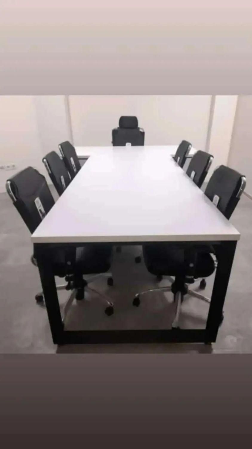 میزکنفرانس 4 نفره 6 نفره پایه فلزی  اداری|دفتر کار|کرج, چهارصد دستگاه|دیوار