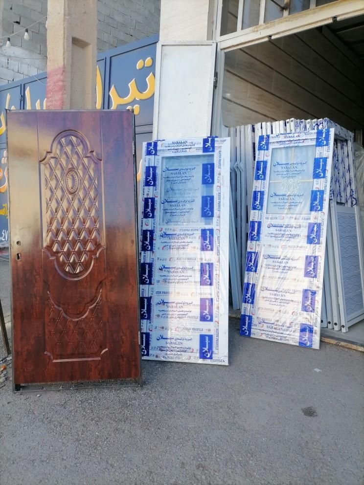 در آهنی/درب آلومینیومupvc%ضدسرقت/انباری%چوبی|مصالح و تجهیزات ساختمان|شیراز, محراب|دیوار