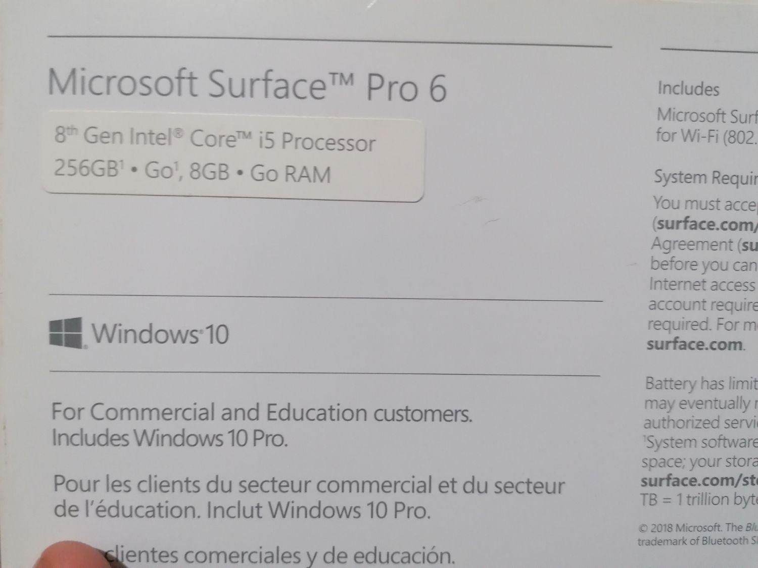 سرفیس پرو ۶ surface pro 6 core i5|رایانه همراه|تهران, پیروزی|دیوار