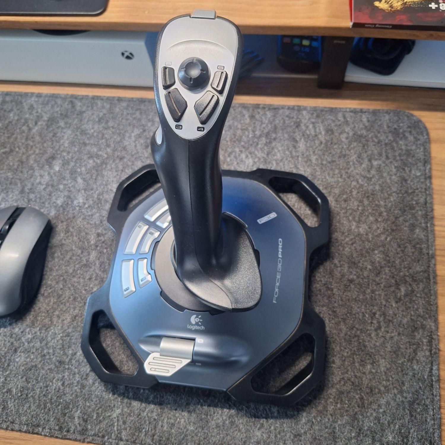 دسته بازی خلبانی Logitech 3D Pro|کنسول، بازی ویدئویی و آنلاین|تهران, شاهین|دیوار