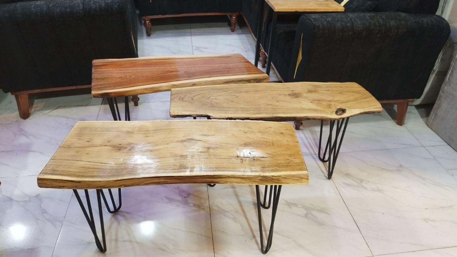 میز روستیک چوبی جنگلی|مبلمان خانگی و میز عسلی|رشت, منظریه|دیوار