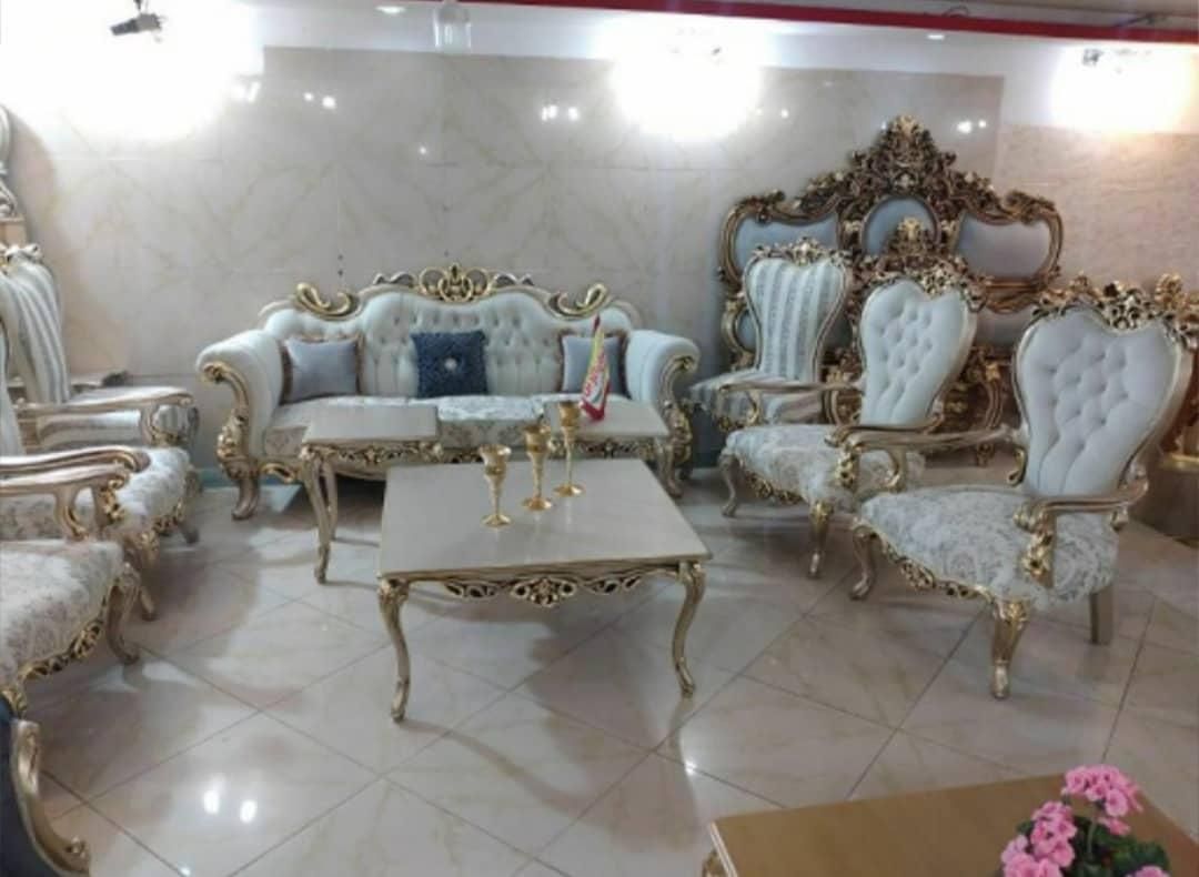 مبل کلاسیک استیل9نفره سلطنتی(افسون اصلی2)|مبلمان خانگی و میز عسلی|تهران, یافت‌آباد|دیوار