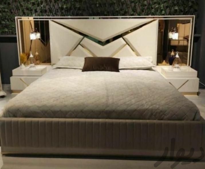تخت سرویس خواب هلما(متال کرم) مدل ۲۰۲۳ تخت|تخت و سرویس خواب|شیراز, شهرک گلها|دیوار