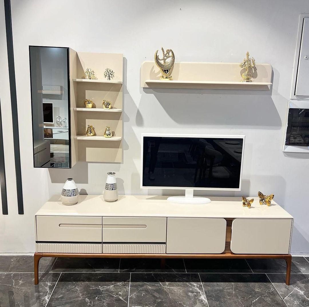 ست کنسول و میزTV مدل نگین|بوفه، ویترین، کنسول|ارومیه, |دیوار