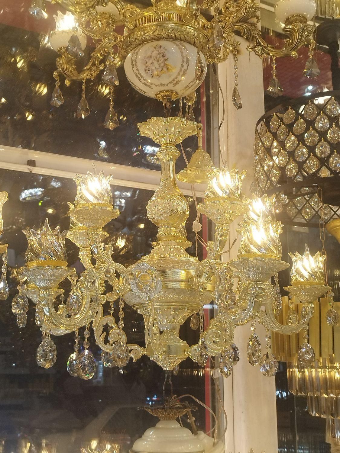لوستر سلطنتی جدید طلا فرانسه|لوستر و چراغ آویز|مشهد, رضاشهر|دیوار