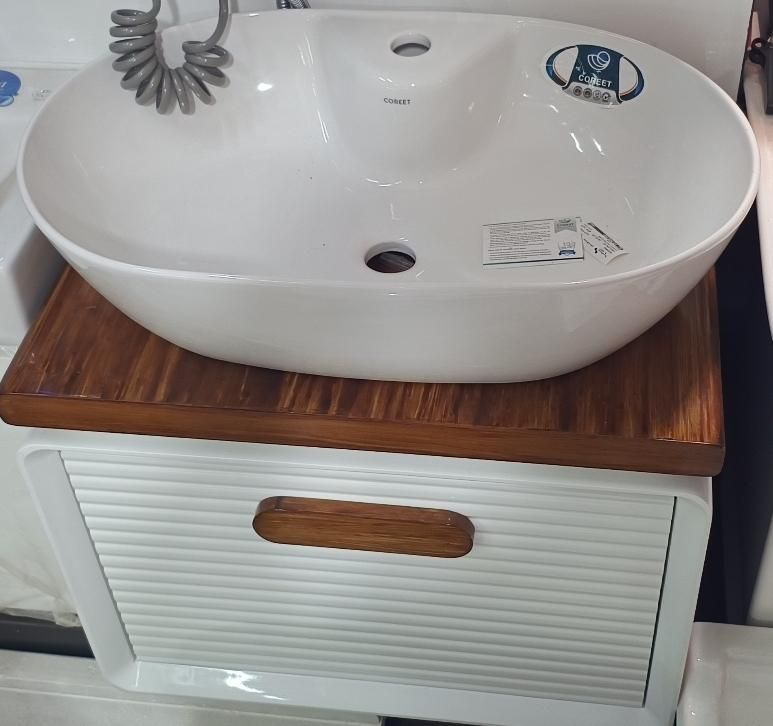 روشویی کابینتی دو رنگ|لوازم سرویس بهداشتی|همدان, |دیوار